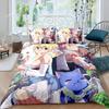 Anime Fairy Tail 3D Duvet Cover with Pillow Cover Bedding Set Single Double Twin Full Queen King Bed Set for Bedroom Decor