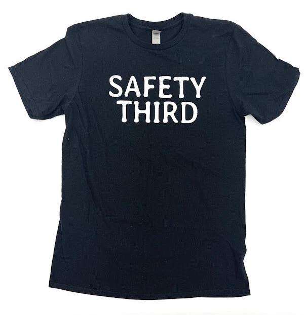

Black Safety Third T-Shirt w/ GoodSpeed Logo On Back 3XL