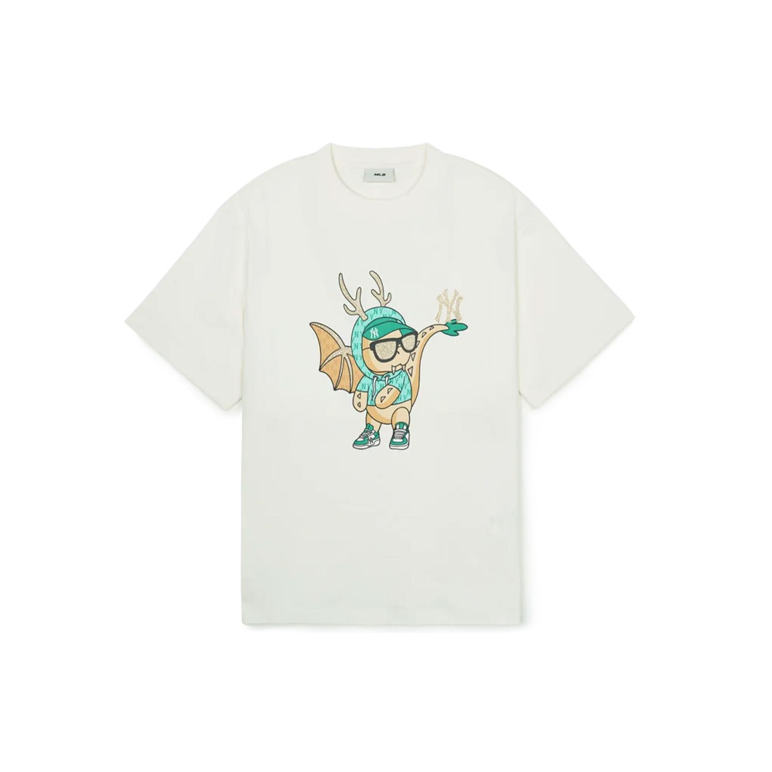 

New MLB New York Yankees Year Of The Dragon Limited Edition Collection SS24 T Shirt Unisex White 3ATSQ0141-50CRS L