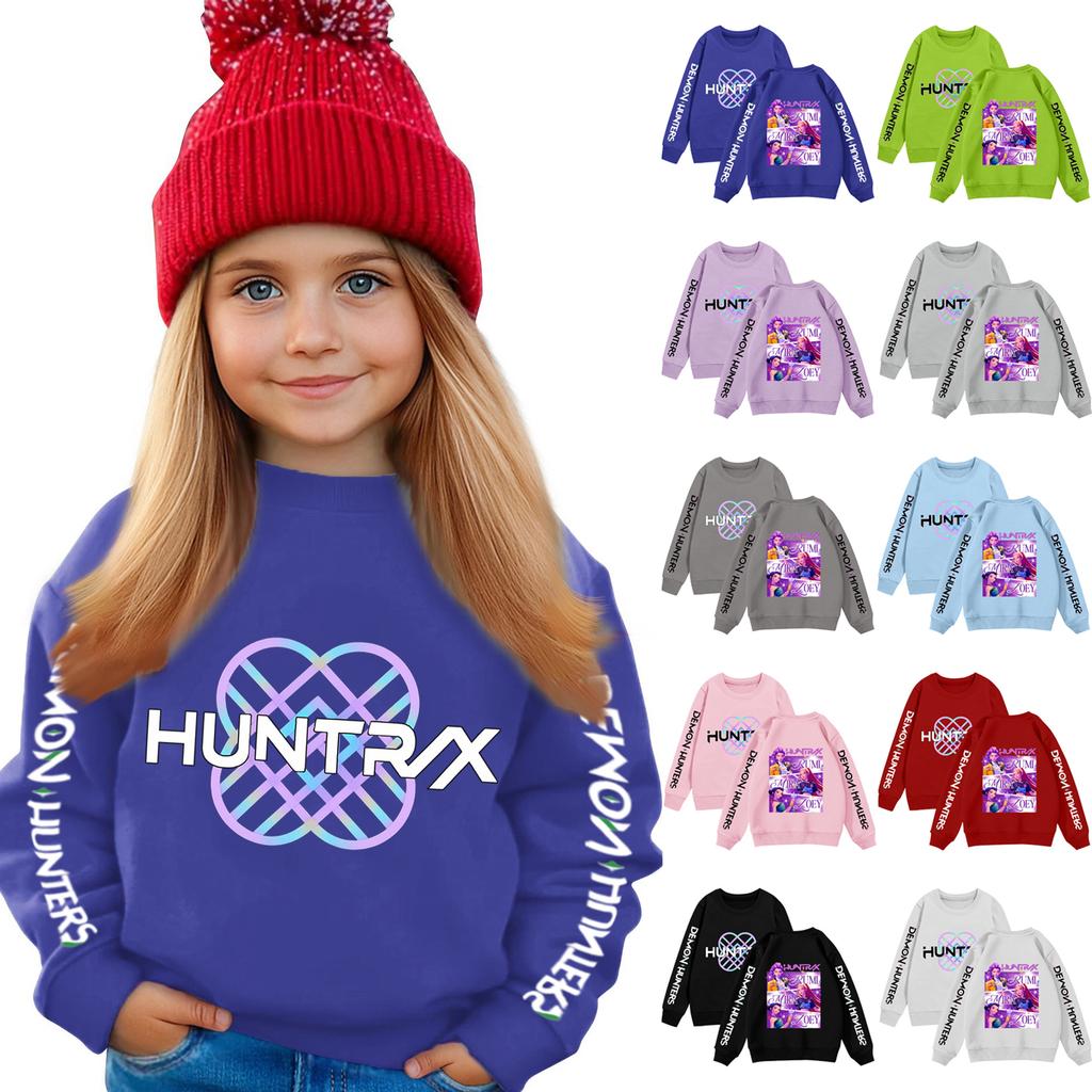 Kids Sweatshirt Boys Girls Crewneck Sports Sweatshirt Casual Pullover Sweatshirt Sports Shirt