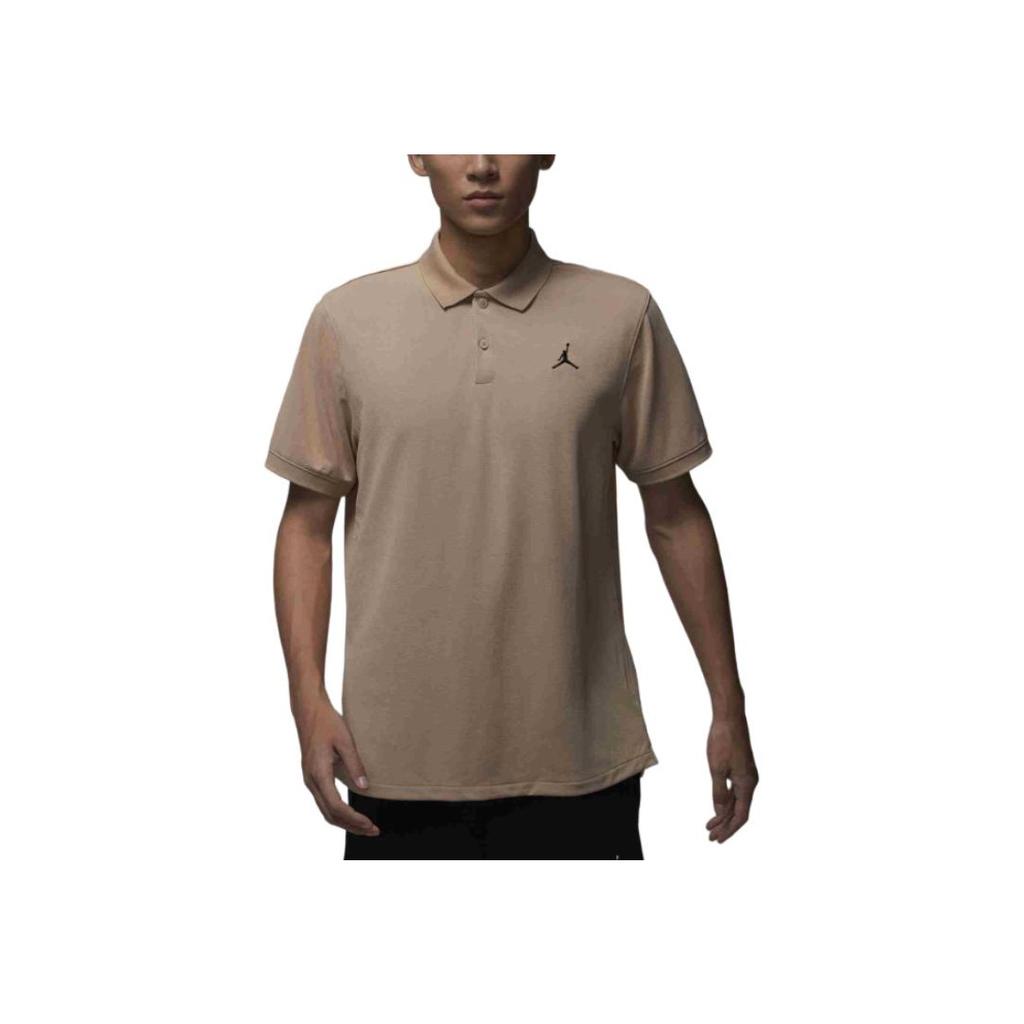 Jordan Sport Dri-FIT Comfortable Fashion Pullover Short Sleeve Polo Shirt Men Polo Shirts Maize Black HV6586-200