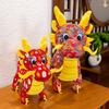 Brinquedos de Pelúcia Dragão Chinês de Desenho Animado Dragão do Zodíaco Mascote Dragão Chinês Brinquedos para Meninas