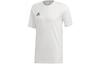 Men's T Shirts Men's White Crew Neck Moderate Straight Fit