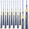 10Pcs Graduation Tassel with Date Mortarboard Tassel Fringe for Graduation Party Decorations Accesorios Graduation Hat Tassel