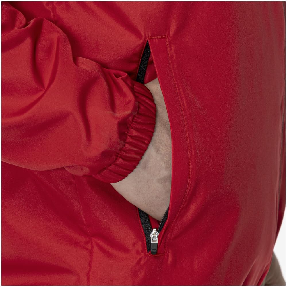 Training Wear Breath Thermo Warmer and Chinese Size M Jacket, Moisture-Absorbing Heat-Generating, 32MEA655, Red/Black,