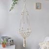 Handwoven Wall-Mounted Pet Swing Basket: Cat Bed & Decor