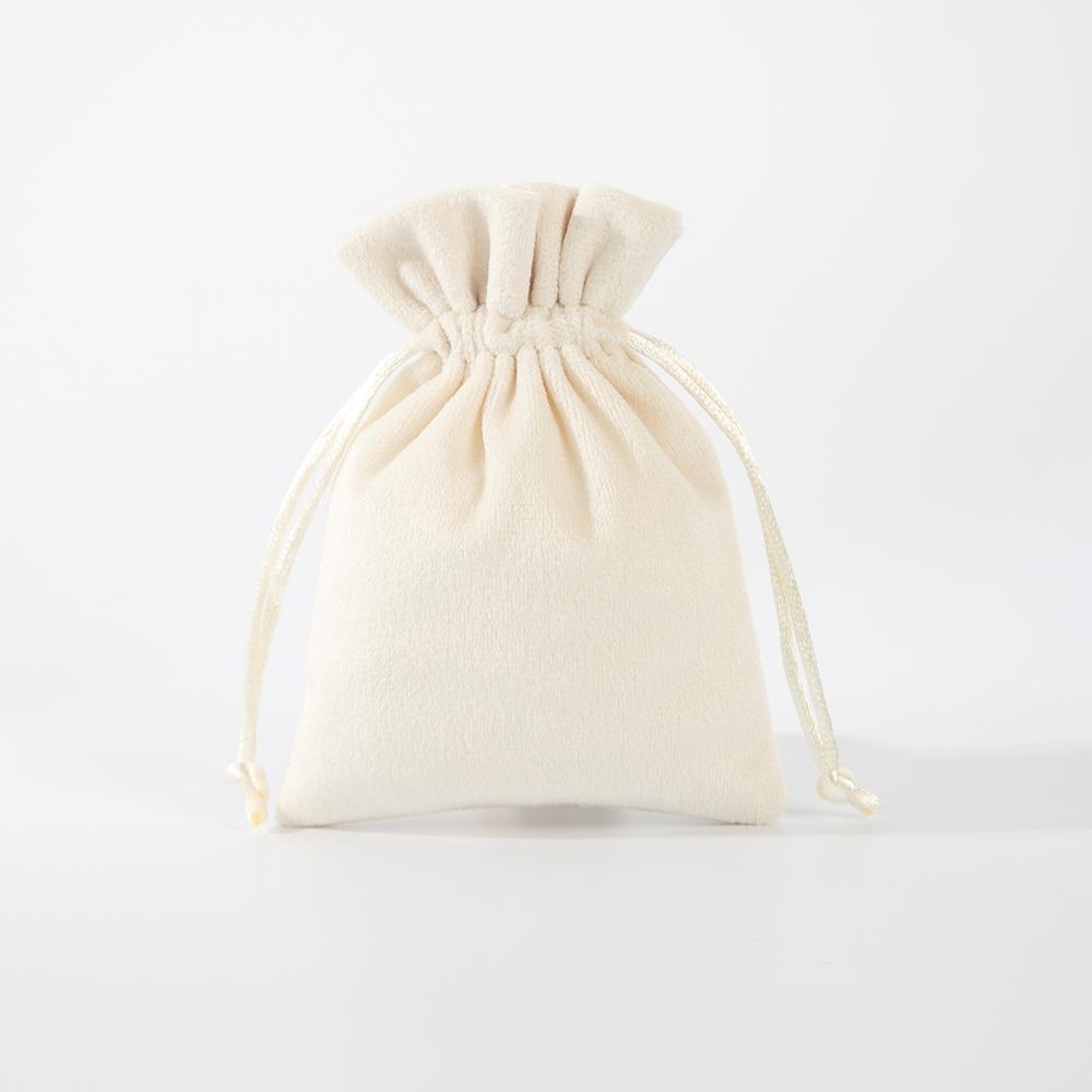 

1 шт. бархатная сумка на шнурке 9*15 см замшевая фланелевая подарочная сумка для хранения косметики органайзер 9x15cm белый
