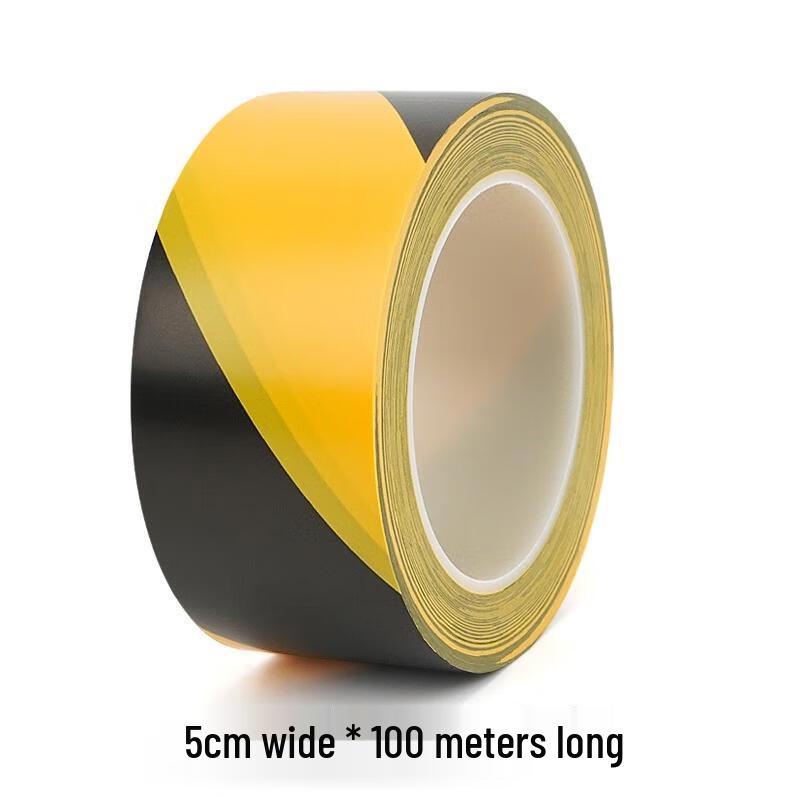 HANDUNYOU Black & Yellow Hazard Warning Tape