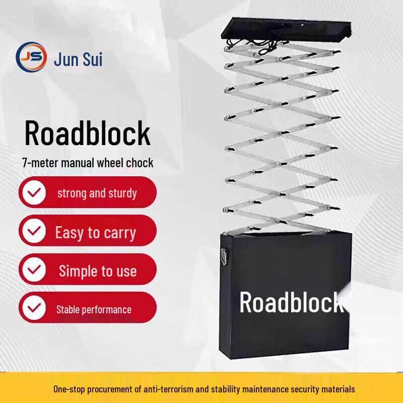 Portable Manual Tire Spike Roadblock