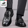 % New Men's Leather Shoes Business Casual Leather Shoes Non-slip Soft Sole