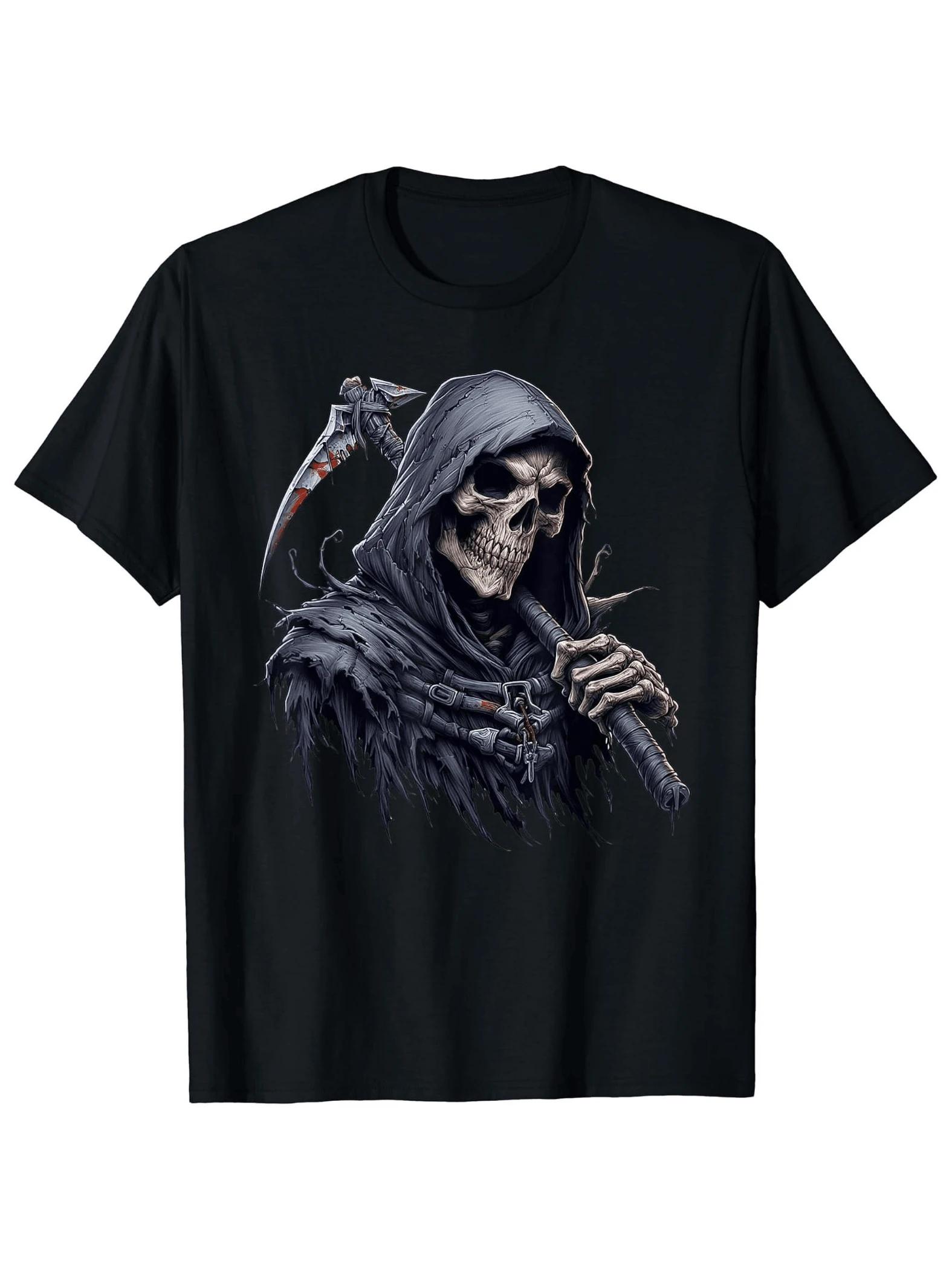 

Adult, Dark, Gothic Style Printed Pattern Unisex Short-Sleeved T-Shirt M