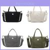 Classic Nylon Tote Bag For Women With Zipper Closure For Daily Use