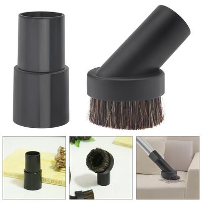 Vacuum Cleaner Adapter with Round Brush Inner Diameter 32mm Bristle Length 25mm, Serviceable Vacuum Cleaner Adapter Kit