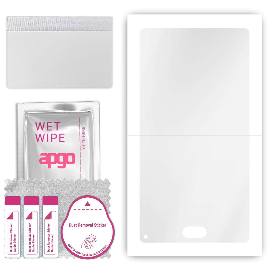 apgo Hydrogel Ultra-Clear Screen Protector pro Doogee Mix Lite, hydrogelová fólie, flexibilní, měkký TPU s polohovací vrstvou snadná instalace