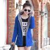 Women Fashion Casual Thicken Warmer Hoodie Solid Coat Outerwear Jacket