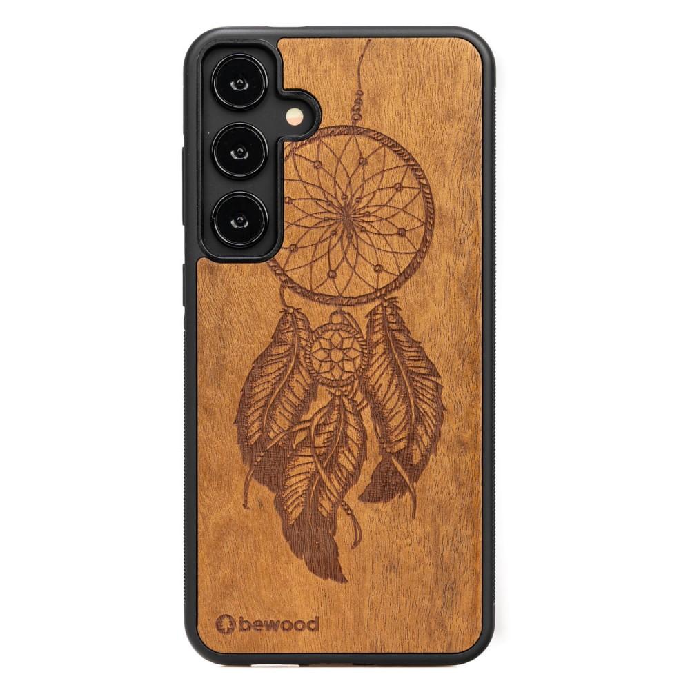 Bewood Wooden Case for Samsung Galaxy S24 FE 5G Dreamcatcher Imbuia