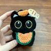 New Sale *New Sale Creative Cartoon Plush Black White Cat Doll Pendant Car Keyring Backapck Hangings Decoration Gifts