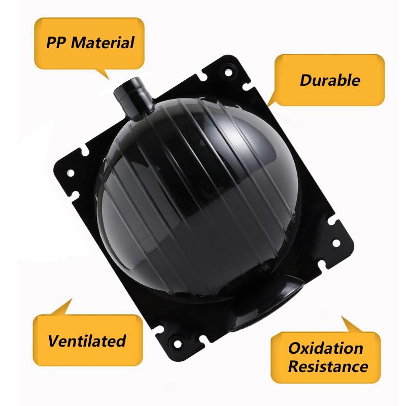 

5.2cm Diameter Plant Rooting Device High Pressure Propagation Ball High Pressure Box Grafting Breed Garden Plant Root Growing Box Black