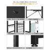 TKUIN Trash Can/Refrigerator Rack [50-80cm Wide, Extendable, with Two Outlets] Microwave Rack, Washing Machine Rack, Microwave Stand, Adjustable Shelf