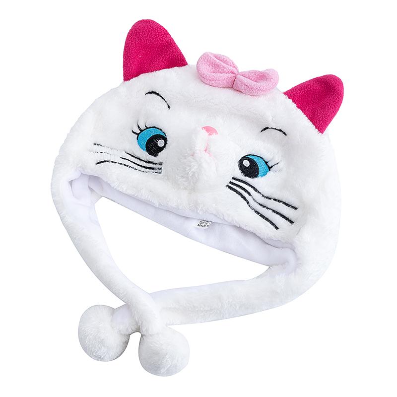 New Style Unisex Decorative Funny 3D Cat Animal Style Hat Mischievous Couple Cap For Man Women Plush Winter Lovely Family Hat