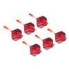 6pcs 2BA Thread Dart Shafts with Tails Darts Flights Replacement Black