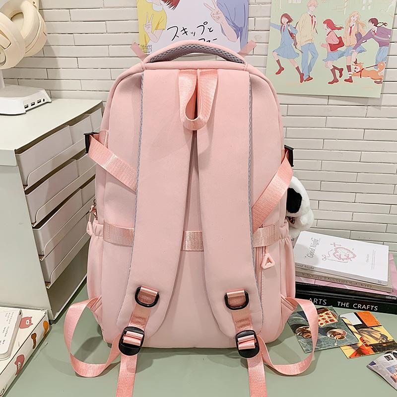 School bag high value high school student Korean ins sweet sister two-piece back