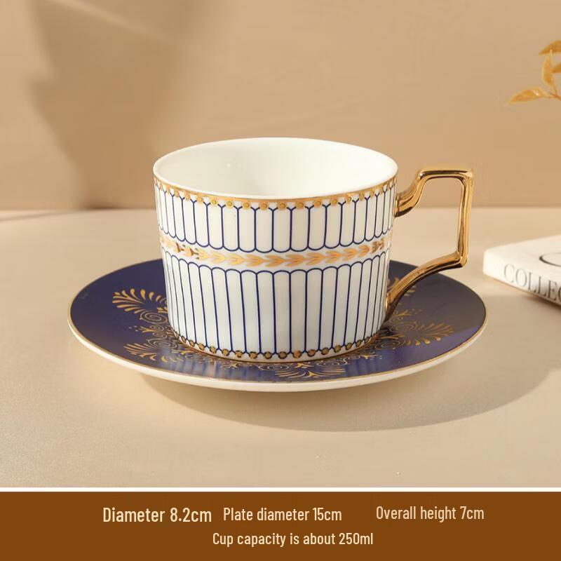 Shangqi European Bone China Coffee Cup and Saucer Set