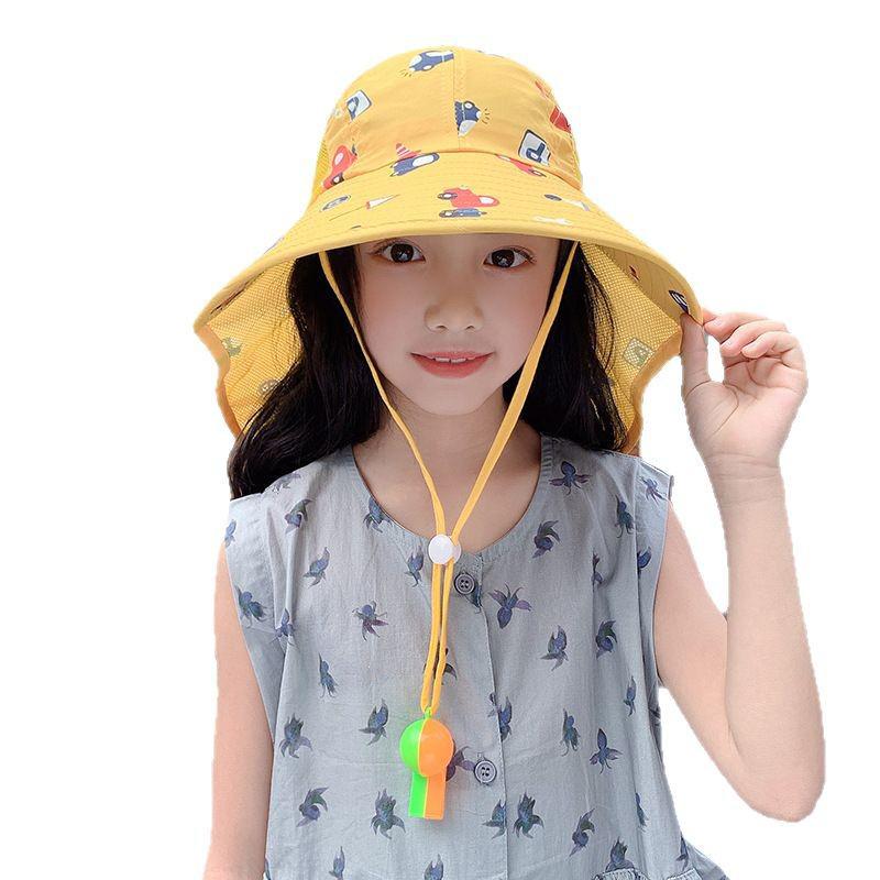 Cappello da Sole a Tesa Larga per Bambini - Protezione UV per Ragazzi e Ragazze (Primavera estate)