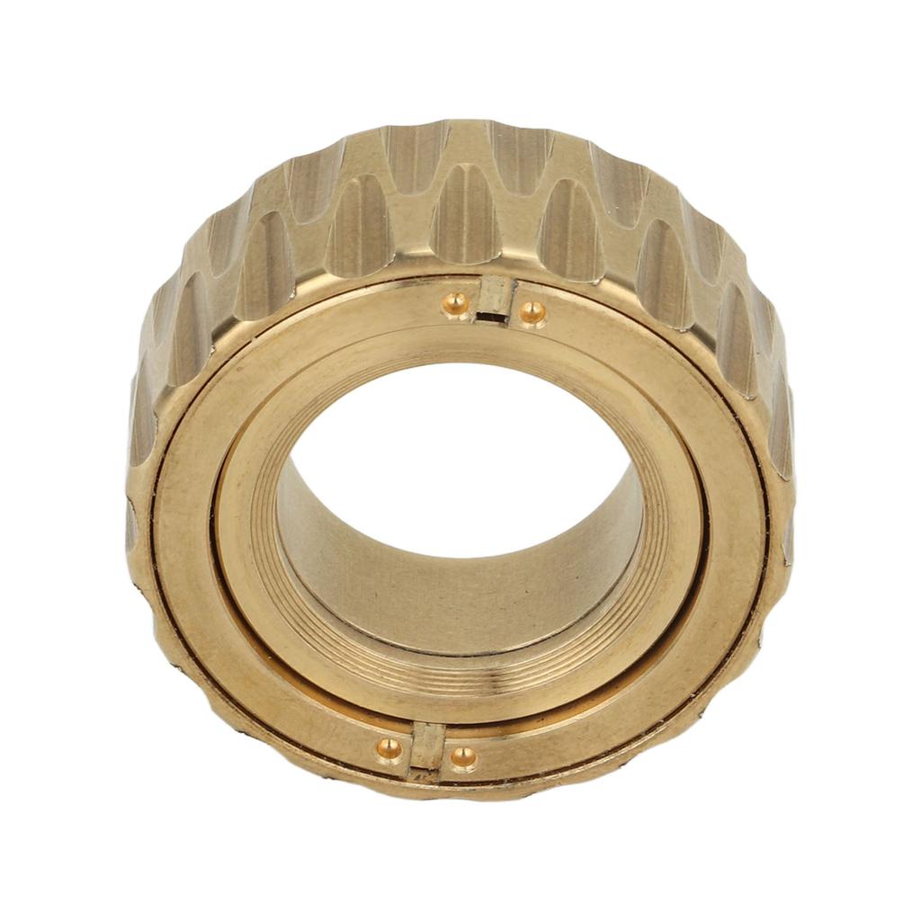 Mechanic Ratchet Ring Rotating Toy Adult Office Metal Stress Relief Fingertip Slider Sensory Toy