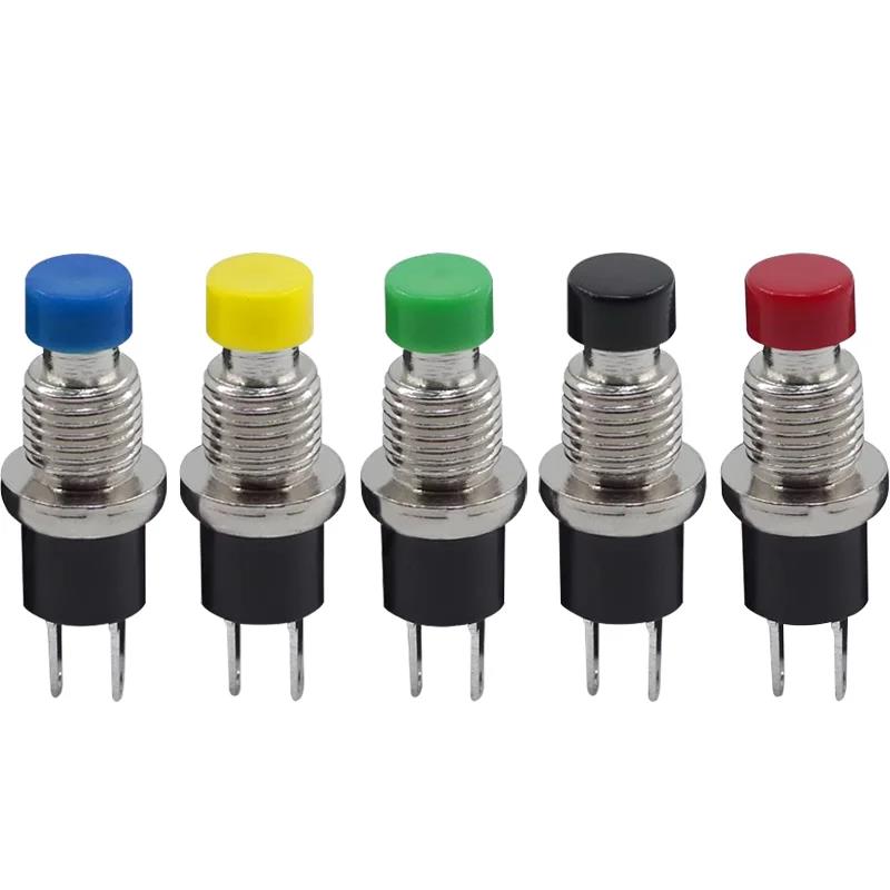 5PCS 7MM Momentary Push Button Switch PBS-110 Press The Reset Switch on Off Push Button Micro Switchs Normally Closed NO or NC Switches Oil Pressure