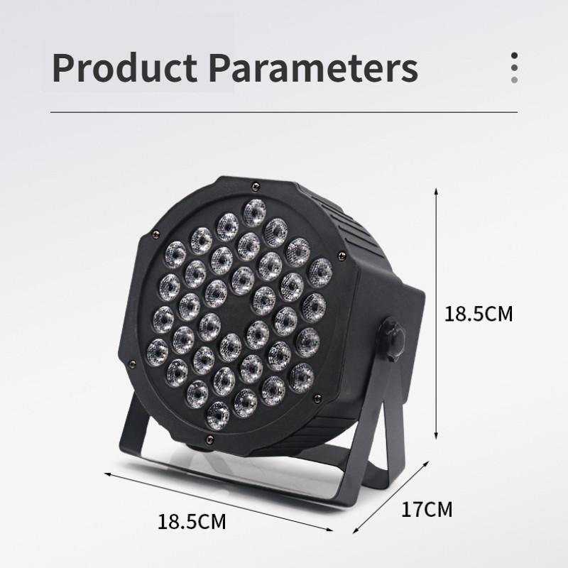 36 LED KTV Bar Dyeing Beam Light Wedding Event Stage Effect Atmosphere Light Small Portable Stage Lamp
