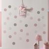 6Pcs Colorful Polka Dots Wall Stickers, Self-Adhesive Vinyl Decals, Removable Peel And Stick Wall Decals for Bedroom Living Room Kids Room