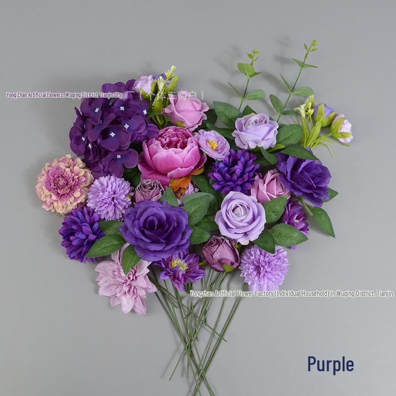 

Silk Dahlia & Peony Flower Box - Style A: Wedding, Table, Party, Photography Decoration