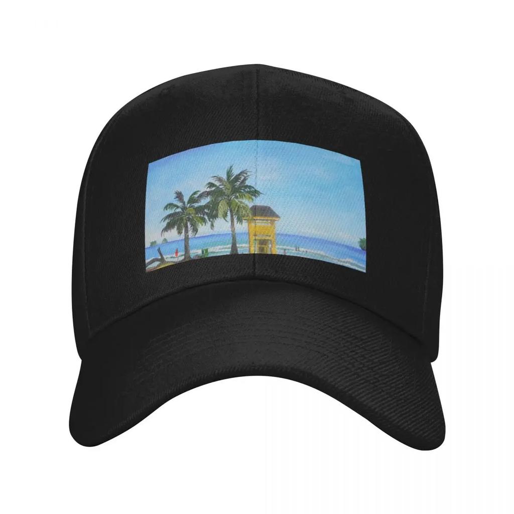 Maracas Beach Guard Hut Baseball Cap Hip Hop Hiking Hat Cute Girl Unisexs