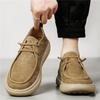 Fashion Men All Match Classic Lace Up Suede Leather Casual Shoes Male Luxury Designer Outdoors Walking Footwears