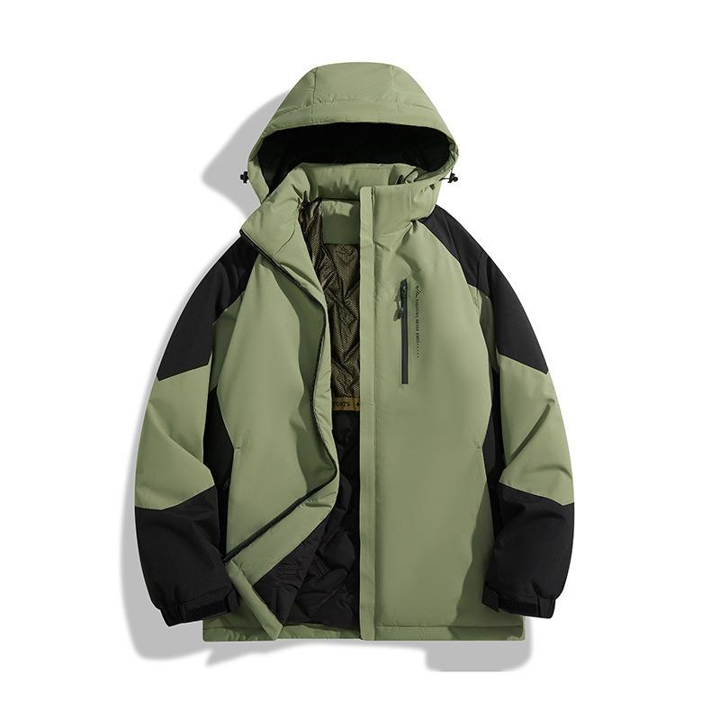 Winter new couple outdoor black technology graphene windproof waterproof anti-fouling mountaineering jacket cotton coat