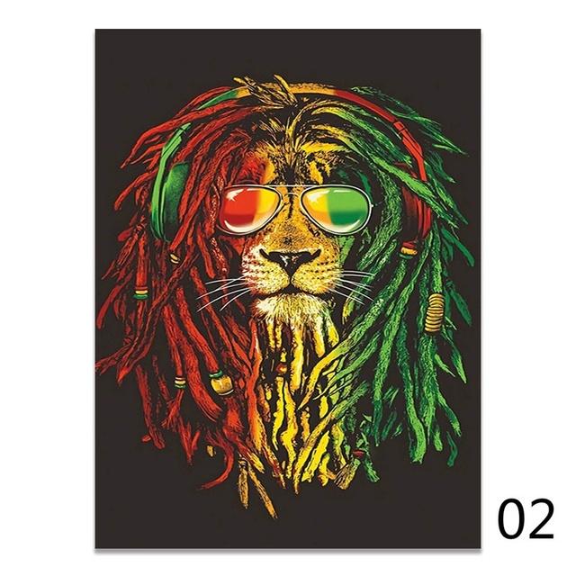 Настенный художественный принт на холсте — фото 9