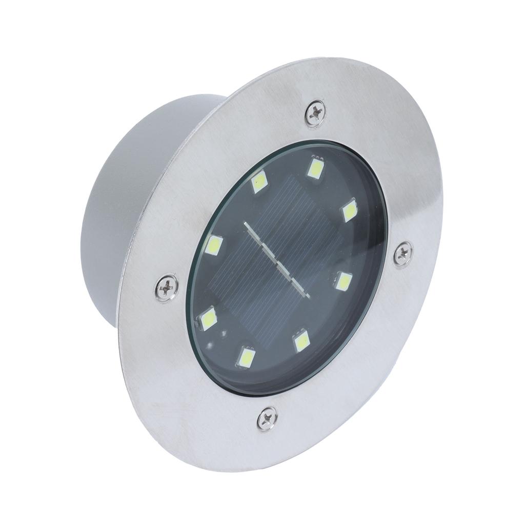 Solar Underground Lights White Light Waterproof Recessed LED Landscape Lamp for Outdoor