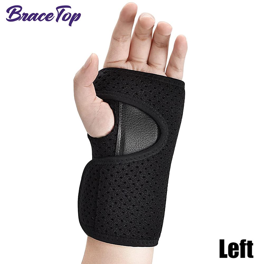 Durable And Safe Bracetop Adjustable Wristband Steel Wrist Brace Wrist Support Hand Brace Wrist Support Finger Splint Carpal Tunnel Syndrome New