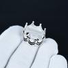 King Crown Ring, Vintage Design Ring, Unique Meditation Ring, 925 Sterling Silver Jewelry, Handmade Gift, Statement Ring For Birthday Gift