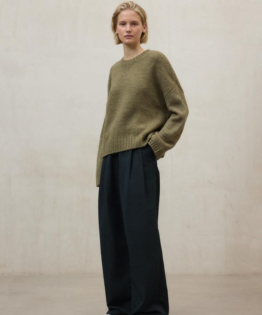 Ekoalpeu Women'S Khaki Kiwi Sweater