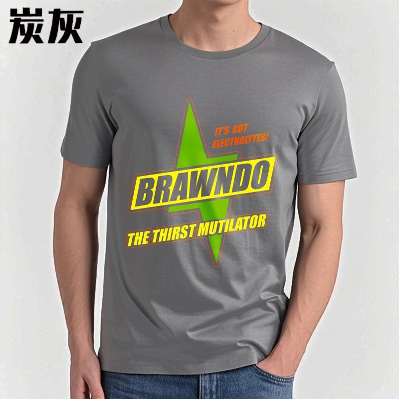 Fashion Summer Unisex T Shirt Its Got Electrolytes Brawndo The Thirst Mutilator Short Sleeve Relaxed Fit Crew Neck Tops