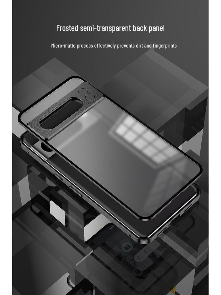 Google Pixel 9 Pro Pop-Up Aluminum Alloy Magnetic Matte Phone Case