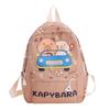 Cute And Spacious Childrens Cartoon Capybara Backpack For Boys And Girls In Nylon Soft