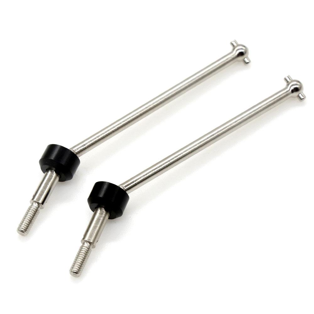 2Pcs/Set 1/10 RC Car Metal Front Wheel Drive Shaft Replacement Repair Parts For Wltoys 104001 1/10 RC Car Accessories