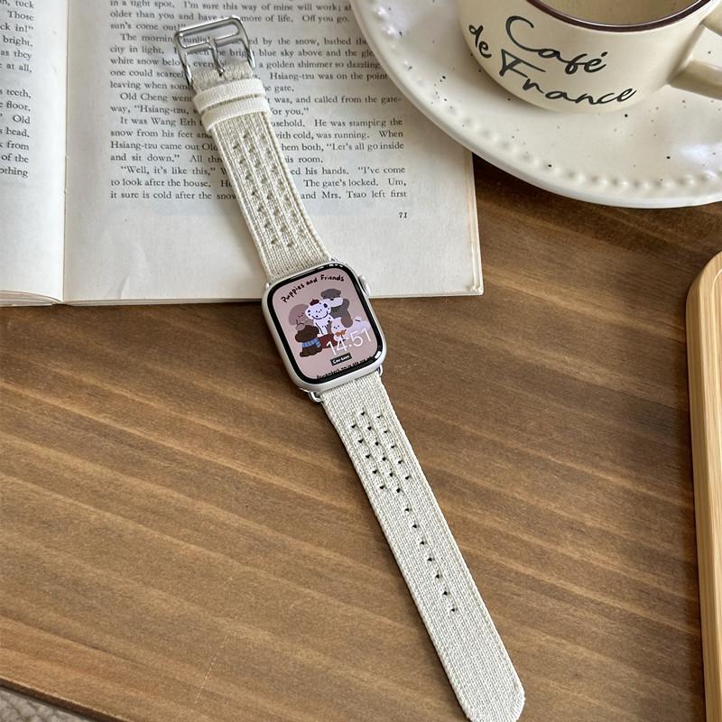 Gestricktes Sportarmband für Apple Watch Band 46 mm 38 mm 40 mm 41 mm 44 mm 42 mm 45 mm 49 mm Armband für iWatch Serie 9 8 7 6 5 4 3 SE Ultra 2