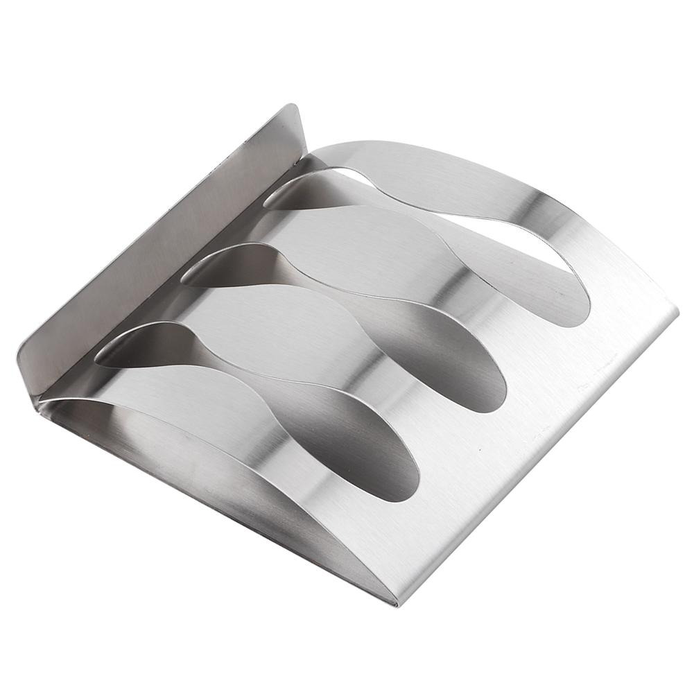 Haushalt Wandmontiert Edelstahl Zahnbürstenhalter Rack Organizer Badezimmerzubehör(2301N3 3