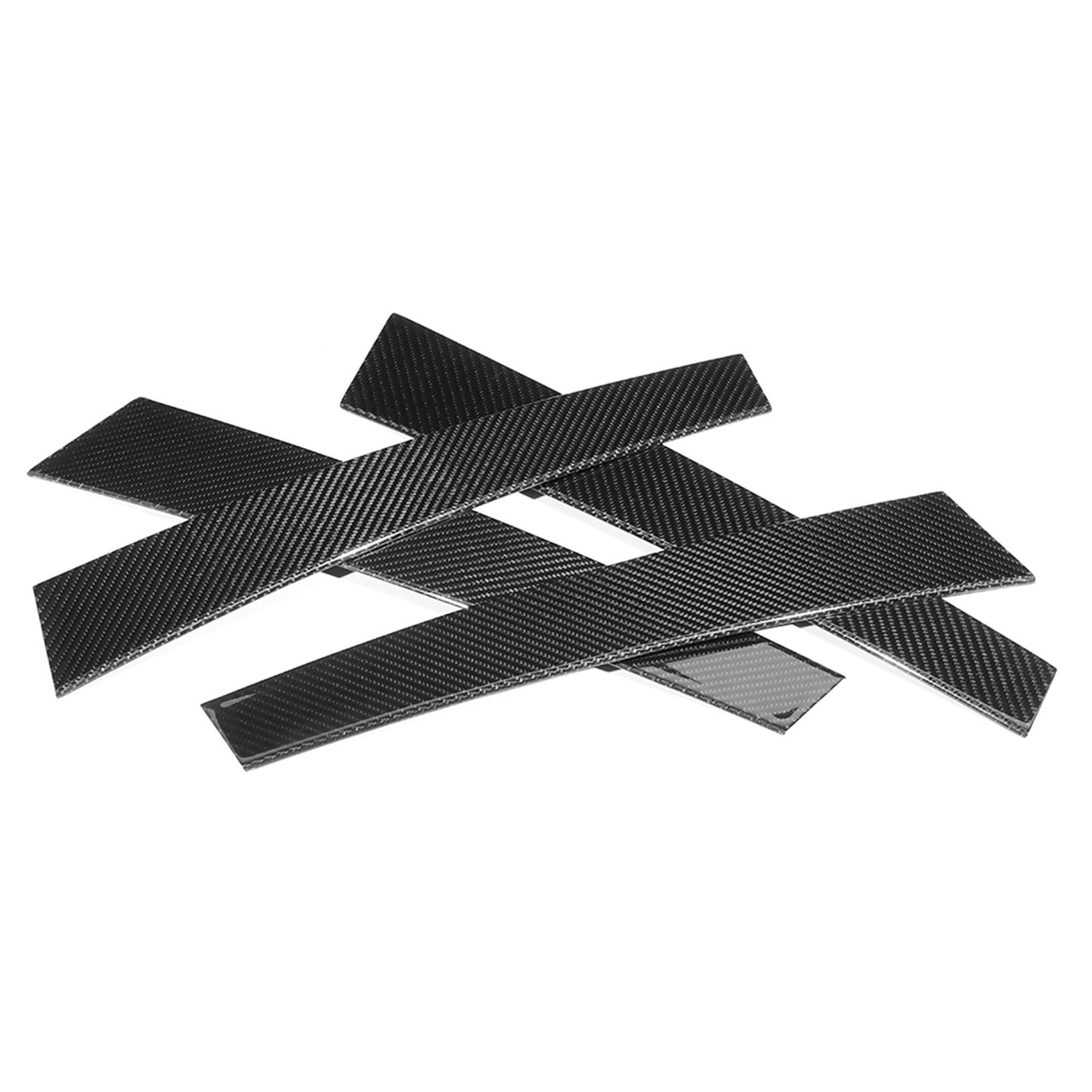 

Dry Carbon Fiber Window Door Pillar Post Trim Fit for 970 20142016