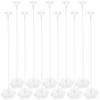 50Pcs Balloon Stick Holders Plastic Table Desktop Support Base Sticks for Party Wedding Festival Anniversary Balloons Flowers
