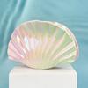 Hair Clip Gradient Color Hollow Design Shell Shape Hair Claw Plastic Resin Material Strong Grip Back Head Hair Claw